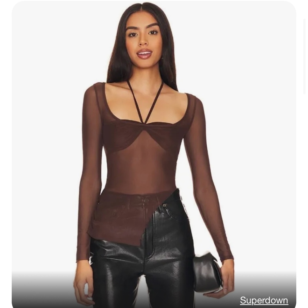 New Revolve superdown going out top Brown